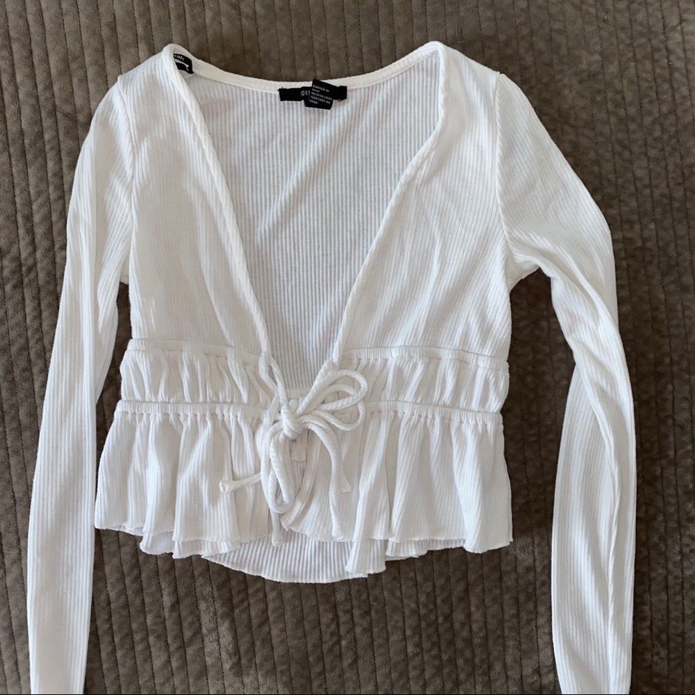 Tie front cardigan